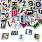 105 Pcs Alphabet Stickers for Water Bottle, Vinyl Letters A-Z Sticker Pack